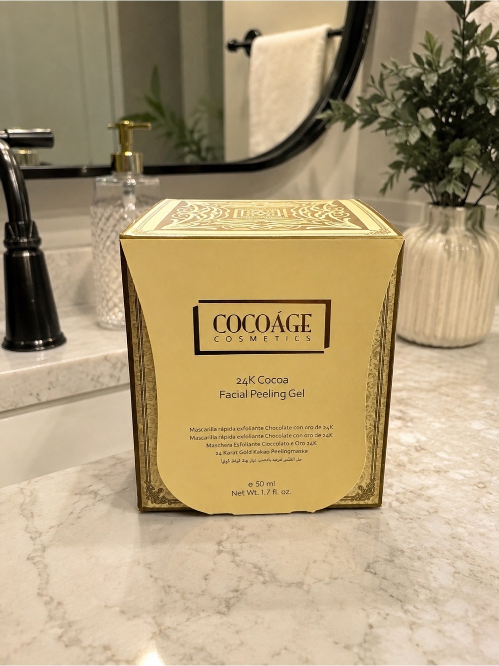 COCOAGE COSMETICS 24K Cocoa Facial Peeling Gel
